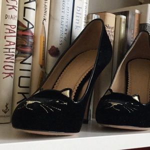 Charlotte Olympia Kitty high heels 💯 auth.